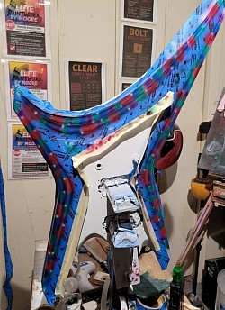 Another custom airbrushed guitar.. gonna be amazing.
