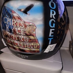 Elite Paintworx By Moore airbrushed helmet