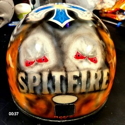 Spitfire designed and painted by Elite Paintworx By Moore