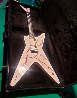 Custom d3 guitar painted for Adams guitar addict by MOORE 25