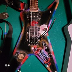 Elite Paintworx By Moore Custom dean shadow airbrushed by MOORE