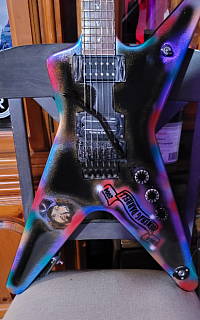 Custom painted Dean Dime Shadow