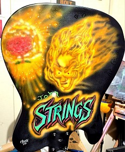 Airbrushed explosion Elite Paintworx By Moore