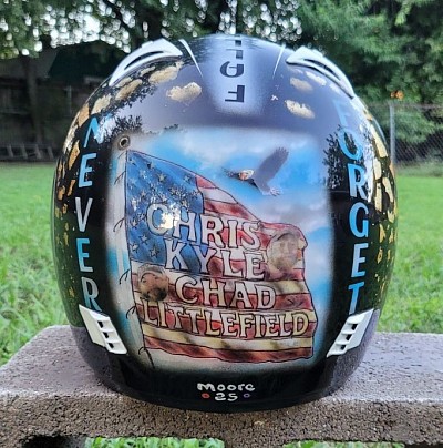 Tribute helmet Elite Paintworx By Moore